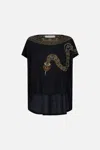 Camilla Loose Fit Tee - Black Call Me Cleopatra