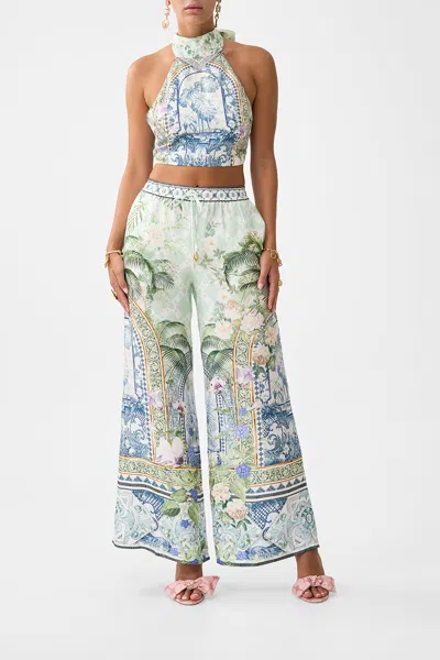 Camilla Lounge Pant Jardim Party In Green