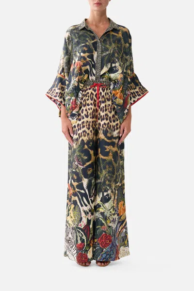 Camilla Lounge Pant Leotigra Land In Black