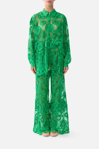 Camilla Lounge Pant Sacromonte Señorita In Green