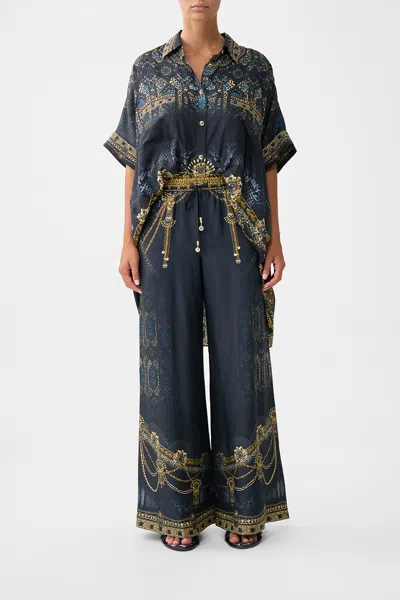 Camilla Lounge Pant Song Of The Solstice In Blue