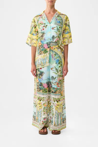 Camilla Lounge Pant Tales Of Topkapi Palace In Yellow