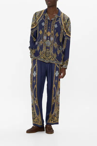 Camilla Lounge Pant With Elastic Waist The Imperial Gate In Multi