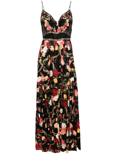 Camilla Magic In The Manuscripts Midi Dress In Black