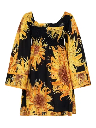 Camilla Make Me Your Masterpiece Mini Dress In Black