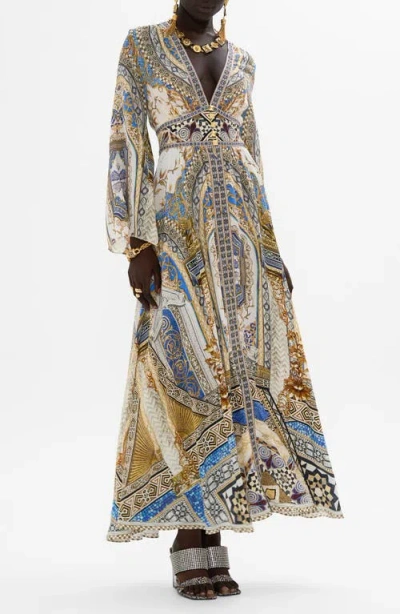 Camilla Kimono Sleeve Dress With Shirring Detail Make Me Your Mosaic
