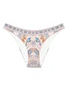 Camilla Make Me Your Mosaic-print Bikini Bottoms In Neutrals