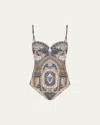 Camilla Underwire Cup One Piece Make Me Your Mosaic In Make Me Your Mosaic