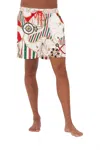 Camilla Printed Swim Shorts In Multi