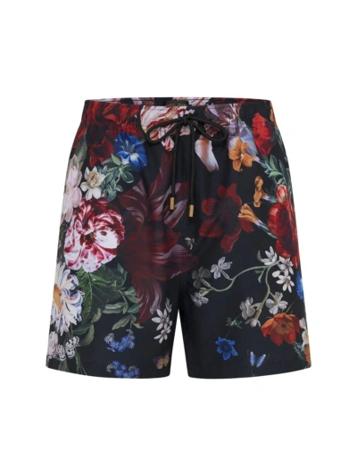 Camilla Men's Mid-length Floral Board Shorts In A Still Life