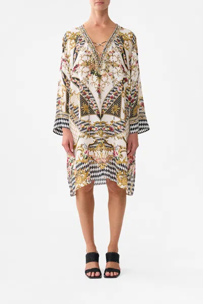 Camilla Metal Eyelet Kaftan Rococo Glow In Multi