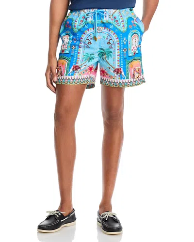 Camilla Mid Length Boardshort In A Painted