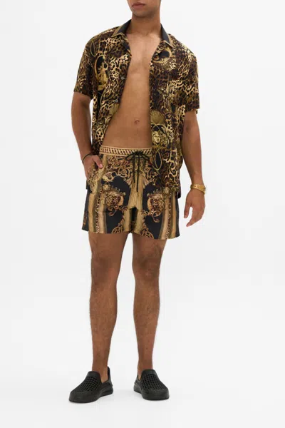 Camilla Mid Length Boardshort Era Of Empires In Black
