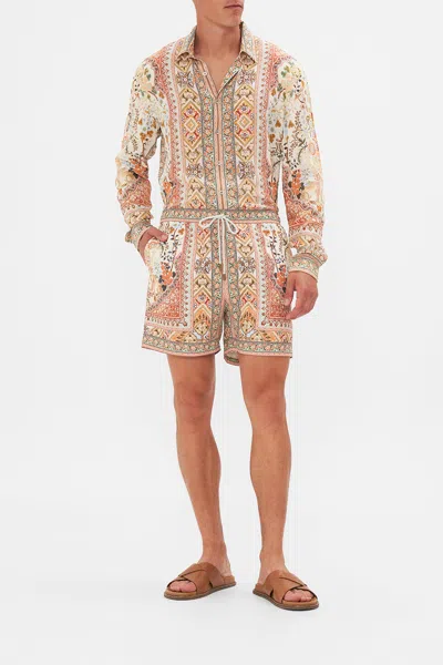 Camilla Mid Length Boardshort In Honour Of Heirlooms In Multi