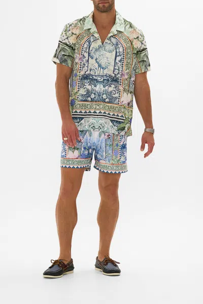 Camilla Mid Length Boardshort Jardim Party In Multi