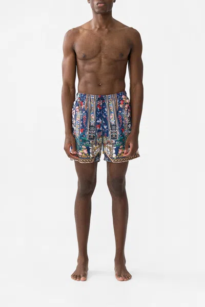 Camilla Mid Length Boardshort Palacio Poetry In Blue