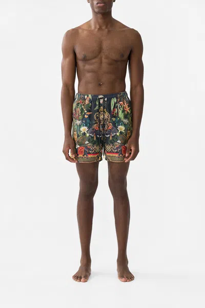 Camilla Mid Length Boardshort Ready For My Welcome Drink In Multi