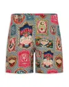 Camilla Mid Length Printed 12 Board Shorts In Multi
