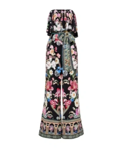 Camilla Midnight In Monserrate Printed Jumpsuit In Animal Print