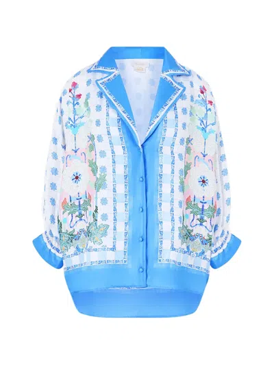 Camilla Midsummer Mosaics Shirt In White