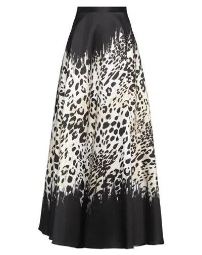 Camilla  Milano Camilla Milano Woman Maxi Skirt Black Size 16 Polyester