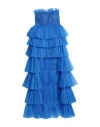 Camilla  Milano Camilla Milano Woman Mini Dress Bright Blue Size 8 Nylon, Polyester, Elastane