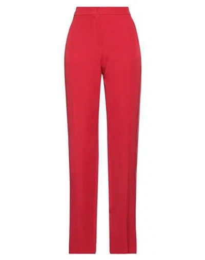 Camilla  Milano Camilla Milano Woman Pants Red Size 6 Polyester, Elastane