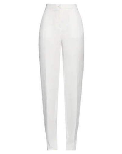 Camilla  Milano Camilla Milano Woman Pants White Size 10 Polyester, Elastane