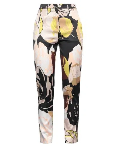 Camilla  Milano Camilla Milano Woman Pants Yellow Size 6 Polyester, Elastane