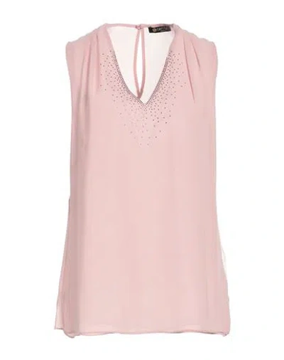 Camilla  Milano Camilla Milano Woman Top Blush Size 16 Polyester In Pink