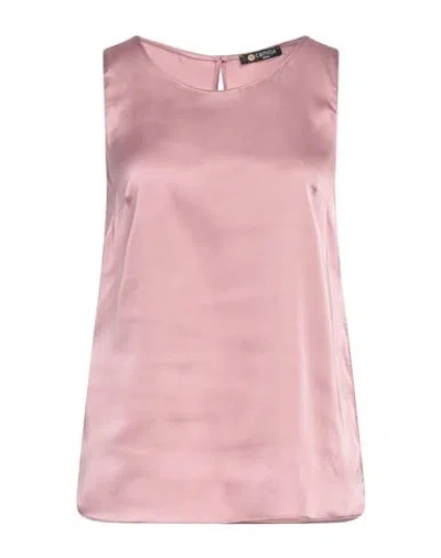 Camilla  Milano Camilla Milano Woman Top Pink Size 10 Polyester, Elastane
