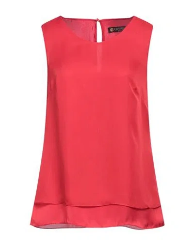 Camilla  Milano Camilla Milano Woman Top Red Size 14 Polyester