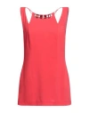 Camilla  Milano Camilla Milano Woman Midi Dress Red Size 6 Acrylic, Polyamide, Elastane In Red