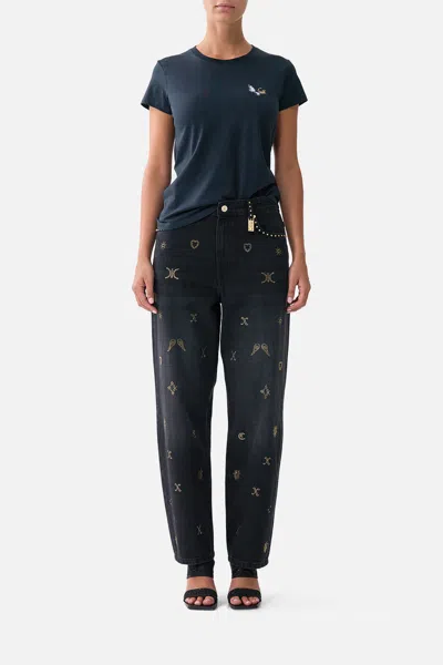 Camilla Milla Heirloom Empire Girlfriend Jean Denim In Blue