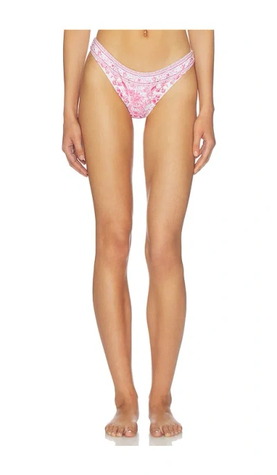 Camilla Mini Regular Bikini Bottom In Pink