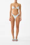 Camilla Mini Regular Bikini Bottom De Nada Granada In White
