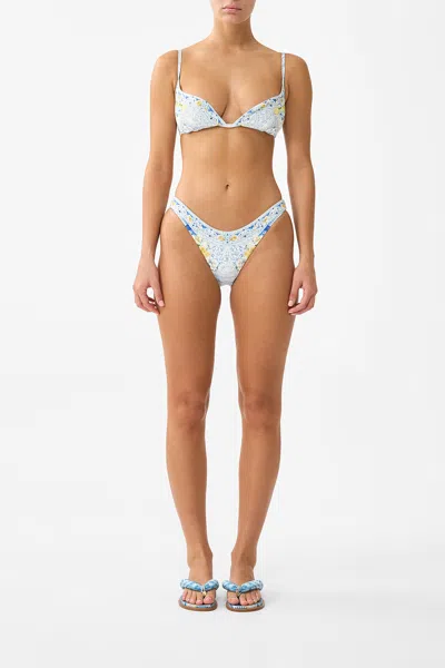Camilla Mini Regular Bikini Bottom De Nada Granada In White