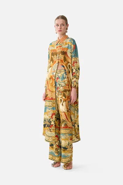 Camilla Minimal Wide Leg Pant Life's Rich Tapestry In Orange