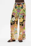 Camilla Minimal Wide Leg Pant Sundowners In Sicily In Multi