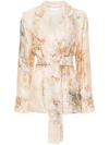Camilla Pajama Suit Jacket In Multicolor