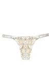 Camilla Ivory Tower Tales Crystal Bikini Bottoms In Multicolor