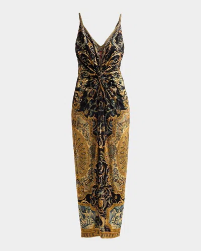 Camilla Museum Memoirs Twist Front Maxi Dress