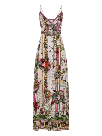 Camilla My Sweet Snow White Cut-out Maxi Dress In Pink
