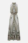 Camilla Necktie Dress With Elasticated Waist Sahara Starlet