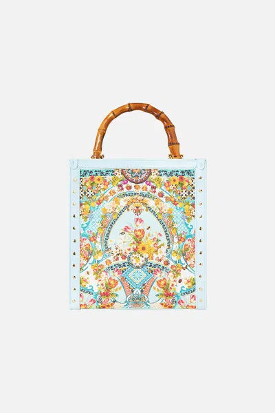 Camilla North South Tote Magic Of The Mercado In Blue