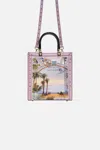 Camilla North South Tote With Smooth Handle Call Me In Cairo