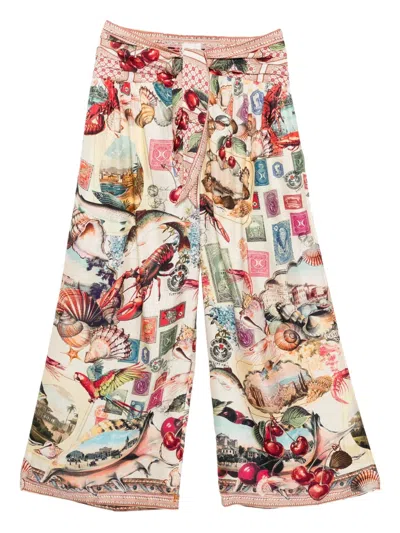 CAMILLA NOTES FROM THE ROAD WIDE-LEG PANTS