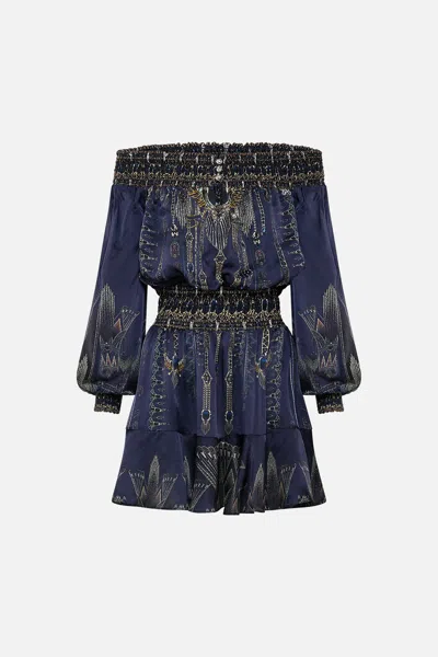 Camilla Off Shoulder Short Dress The Egypt Effect