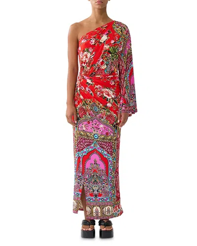 CAMILLA ONE SHOULDER JERSEY DRESS