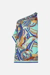 Camilla One Shoulder Short Kaftan Oasis Oracle